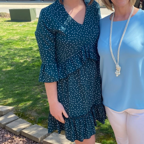 Green Polka Dot Dress - Picture 2 of 2